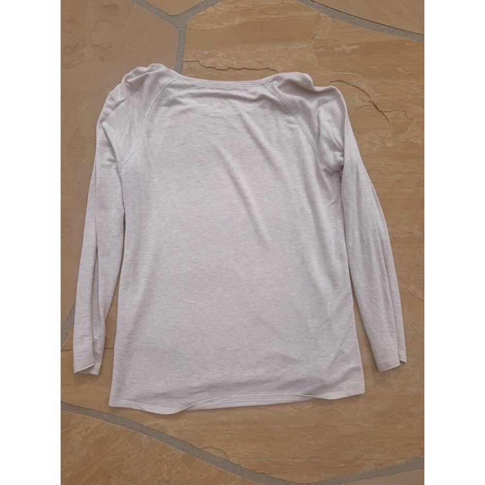 Lululemon Beige Long Sleeve Tunic Top Oversized Relaxed Fit Women's Size M - Picture 2 of 4